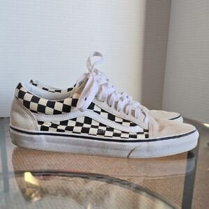 Vans Black and White Checkered Sneakers